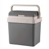 briebe Camp Nevera Portátil Eléctrica 21 Litros, Coche, Camping, Viaje, 12V / 220V, Refrigera, Mantiene el Calor, Bajo Consumo, Gris, CF1151