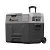 Alpicool ECX40 40L Compresor Nevera Nevera 12V Nevera Eléctrica Portátil Coche para Camping con Puerto USB, Rueda telescópica Varilla, Recargable (Batería No Incluida)