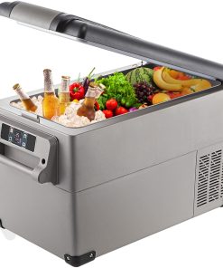 VEVOR Nevera Termoeléctrica Portátil 35 L Nevera de Viaje para Coche Nevera Portátil Eléctrica de Viaje para Coche Mini Refrigerador para Coche Mini Nevera para Bebidas con LCD