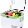 BINGI Nevera Portátil Eléctrica 18L,Nevera y Congelador Compresor Portátil,Refrigerador de Coche 12V/24V,mini frigorífico CA 220v Para Hogar,Conducción,Camping,Viajes,Barco,-18ºC a +10ºC