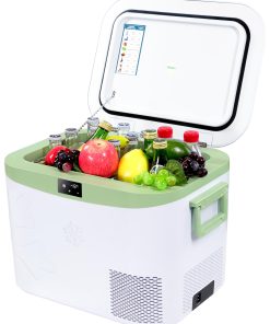 BINGI Nevera Portátil Eléctrica 18L,Nevera y Congelador Compresor Portátil,Refrigerador de Coche 12V/24V,mini frigorífico CA 220v Para Hogar,Conducción,Camping,Viajes,Barco,-18ºC a +10ºC