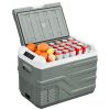 Alpicool 35L Portátil Coche Frigoríficos, Nevera Portátil Eléctrica 12/24V DC 100~240 Voltios AC, Refrigerador de Coche para Camping, Hogar, Viajes, Automóvil, Camión, Pesca, 20°C a -20°C