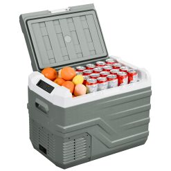Alpicool 35L Portátil Coche Frigoríficos, Nevera Portátil Eléctrica 12/24V DC 100~240 Voltios AC, Refrigerador de Coche para Camping, Hogar, Viajes, Automóvil, Camión, Pesca, 20°C a -20°C