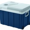 Mobicool W40 AC/DC - Nevera termoeléctrica portátil, Conexiones 12/24 / 230 V, 39 litros de Capacidad, Color Azul/Gris