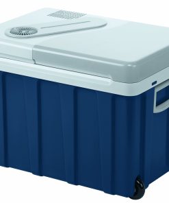 Mobicool W40 AC/DC - Nevera termoeléctrica portátil, Conexiones 12/24 / 230 V, 39 litros de Capacidad, Color Azul/Gris